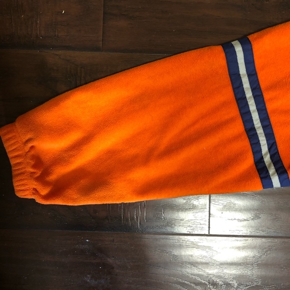 VTG Y2K  Champion NFL Denver Broncos Orange Jacket 3M Reflective Snoop Dogg XL - Picture 5 of 8